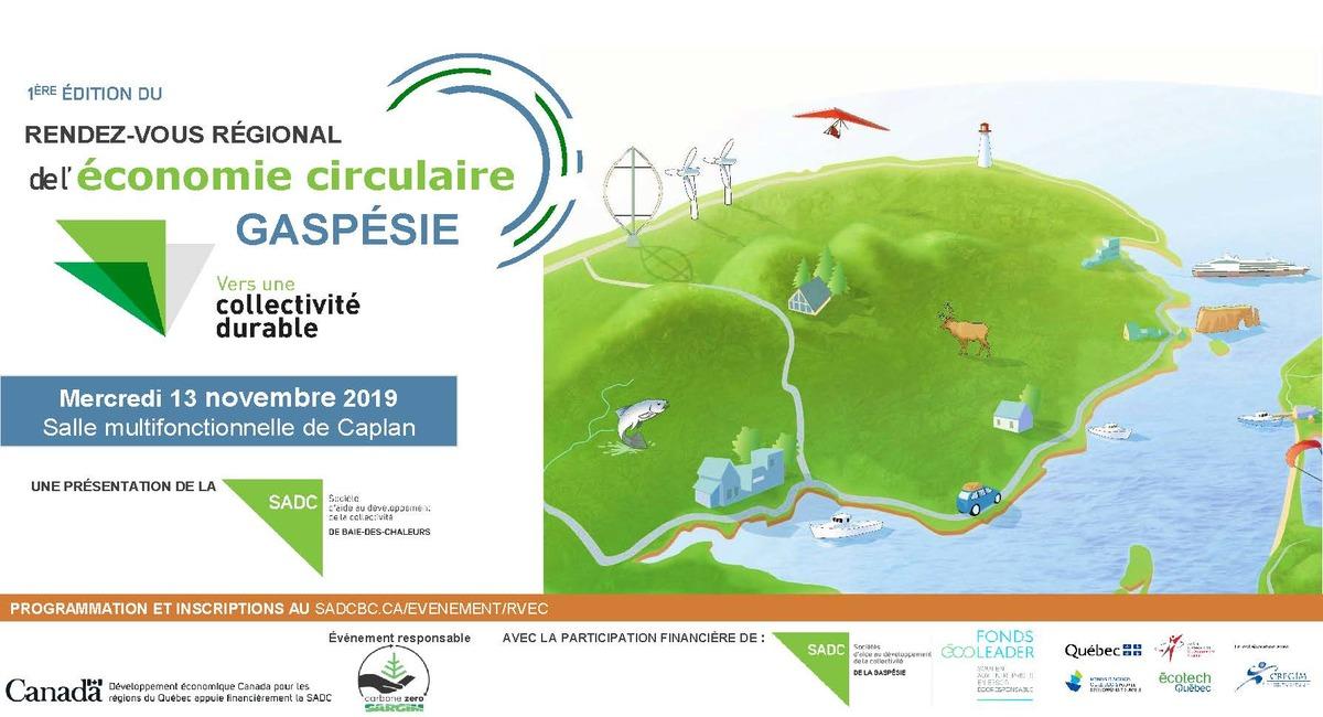Première édition du Rendez-vous régional de l’économie circulaire Gaspésie