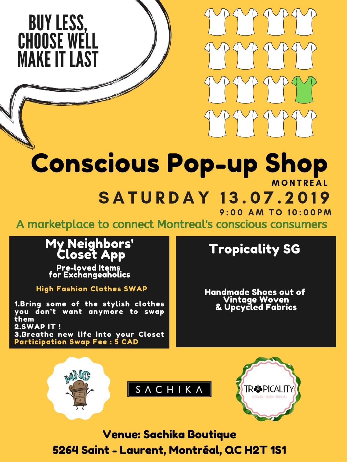 Conscious Pop-Up Swap & Shop