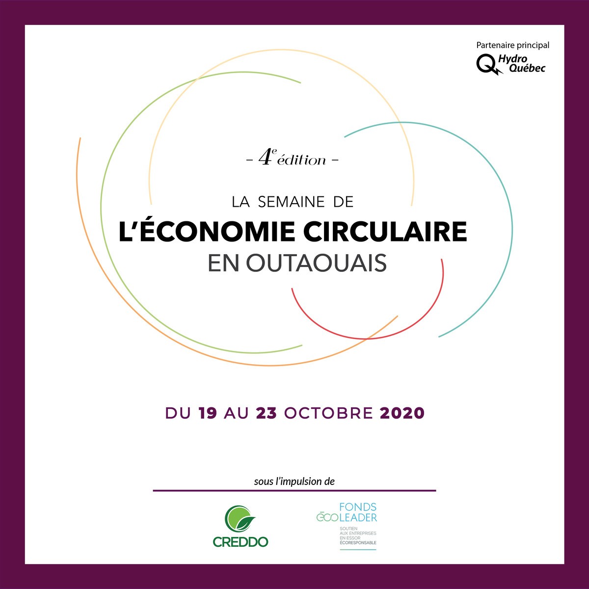 Semaine de l'économie circulaire en Outaouais - 4e Edition 