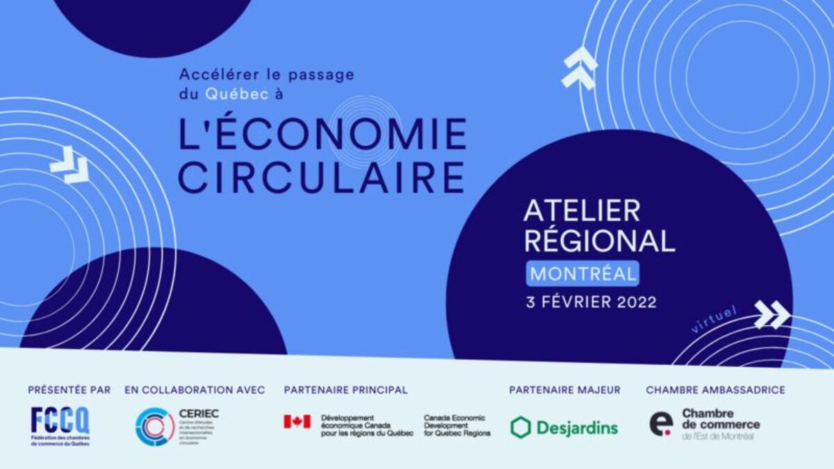 Atelier régional à Montréal | Accélérer le passage du Québec à l'économie circulaire