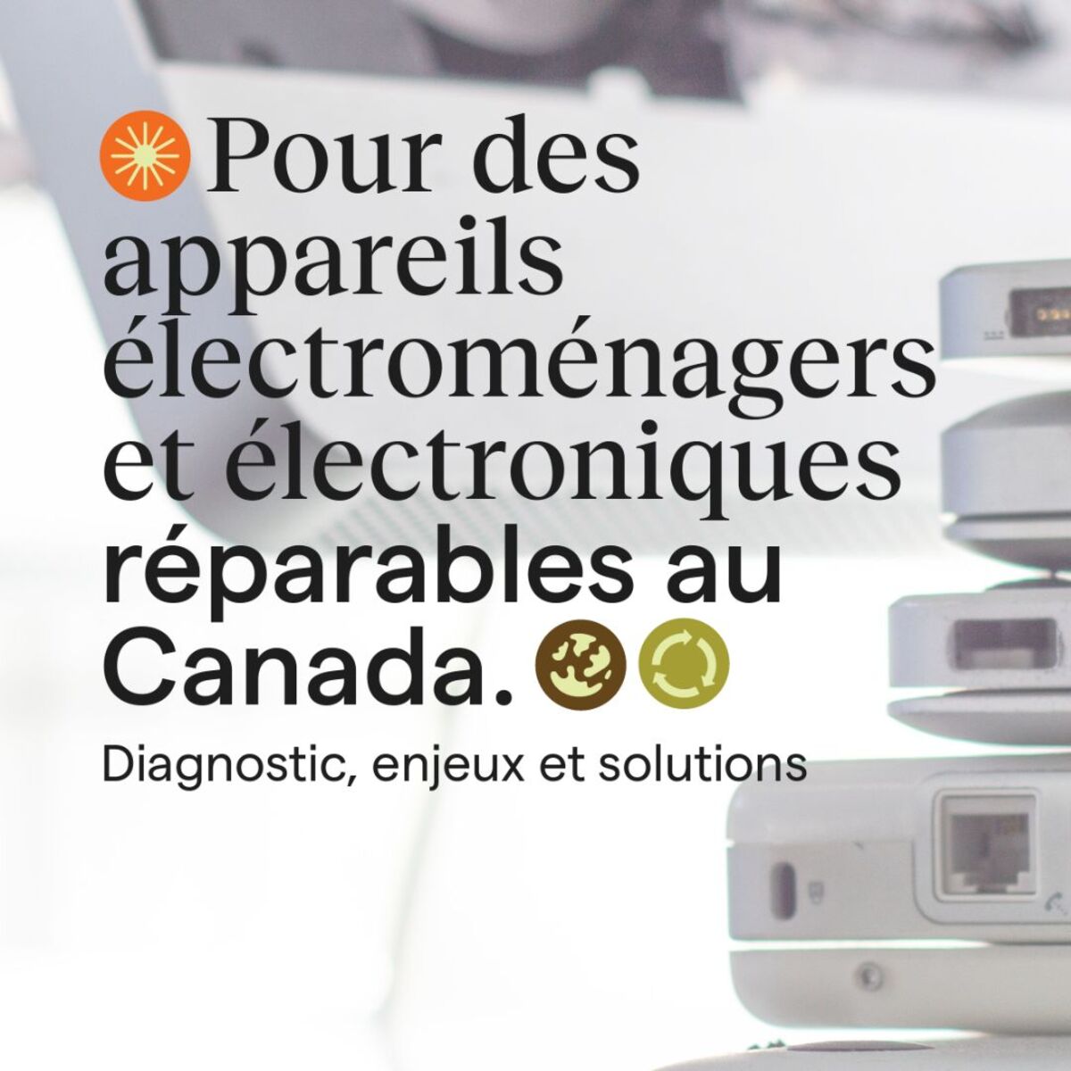 Premier portrait canadien de la réparation dévoilé par Équiterre: moins de 20% de la population fait réparer ses appareils
