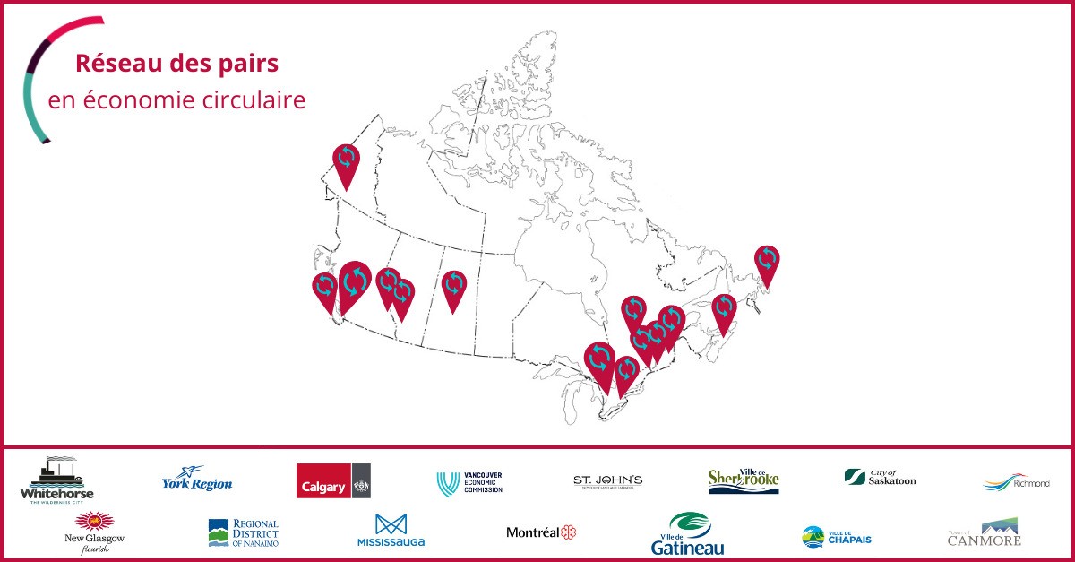 Un nouveau partenariat incluant 15 villes canadiennes pour accélérer la transition vers l’économie circulaire !