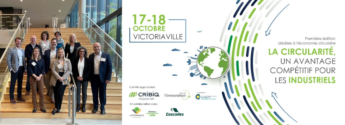 Un franc succès pour le 1er colloque en économie circulaire de Victoriaville