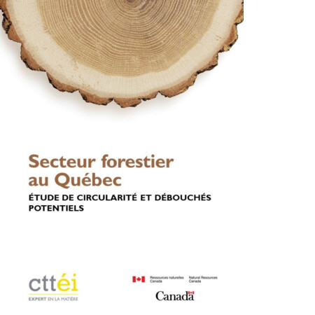 Étude de circularité et de débouchés potentiels du secteur forestier québécois